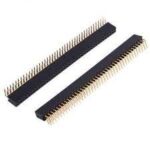 2.54mm 2×40 Pin Header Female Right Angle Double Row Header Strip