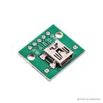 Mini USB Female to DIP Adapter Breakout Board