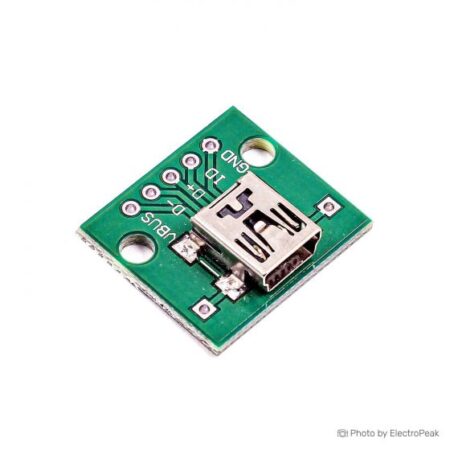 Mini USB Female to DIP Adapter Breakout Board