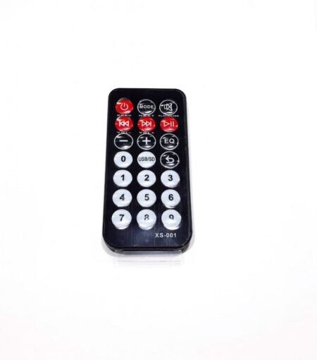 Black IR Remote Control (With Battery)
