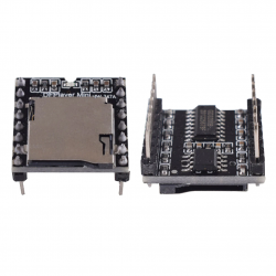 DFPlayer Mini MP3 DF Player Module Board MP3 Audio Voice Decode Board For Arduino Supporting TF Card U-Disk IO/Serial Port/AD
