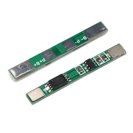 BMS 1S 3.7V Lithium Battery Protection Board for Polymer 18650 Bonding Pad (can Spot/Weld) 3A Overcurrent Value