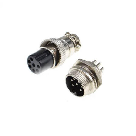 GX16-8 Pole Metal Male Female Panel Connector