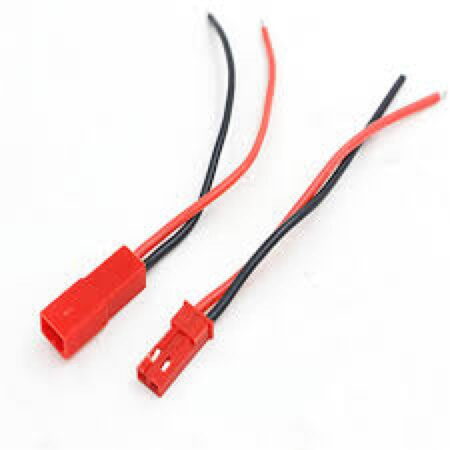 Male And Female JST battery Connector Wire 10cm length