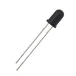 5mm 940nm Infrared Receiver LED IR Diode LED – IR Photodiode Sensor – Black Lens