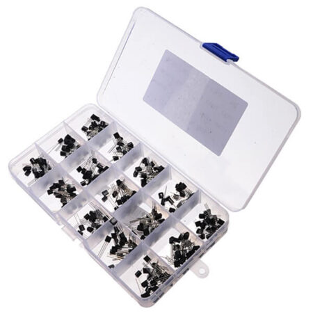 300pcs 15 Values Transistors