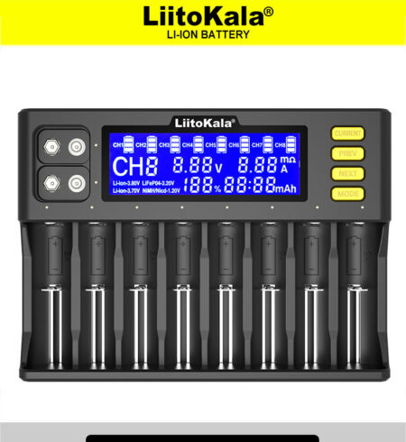 LiitoKala Lii-S8 8 Slots Smart Intelligent Battery Charger