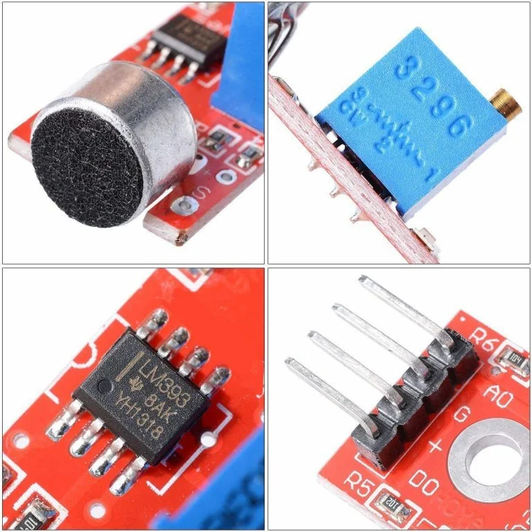 Sound Detection Module Sensor for Intelligent Vehicle Compatible With Arduino 4pin
