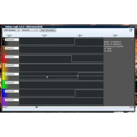 USB Logic Analyze 24M 8Channel MCU ARM FPGA DSP Debug Tool