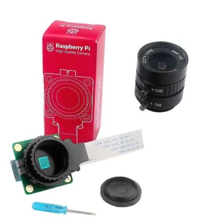 Official Raspberry Pi High Quality Camera 12.3MP with CGL 6mm CS Fixed IR 3.0 Megapixel CCTV Lens