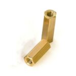 M3 X 8mm Female-Female Brass Hex Threaded Pillar Standoff Spacer - 1 Pcs