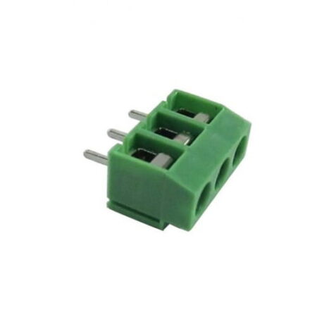 3 Pin PCB Mount Screw Terminals Block Pitch 5mm Green (DG-301)
