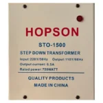 Hopson Step Down Transformer From 220 To 110 Volt STO-1500 750 Watt