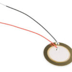 Piezo Element Piezoelectric Sensor Detect Vibration or a Knock 20mm with Cable