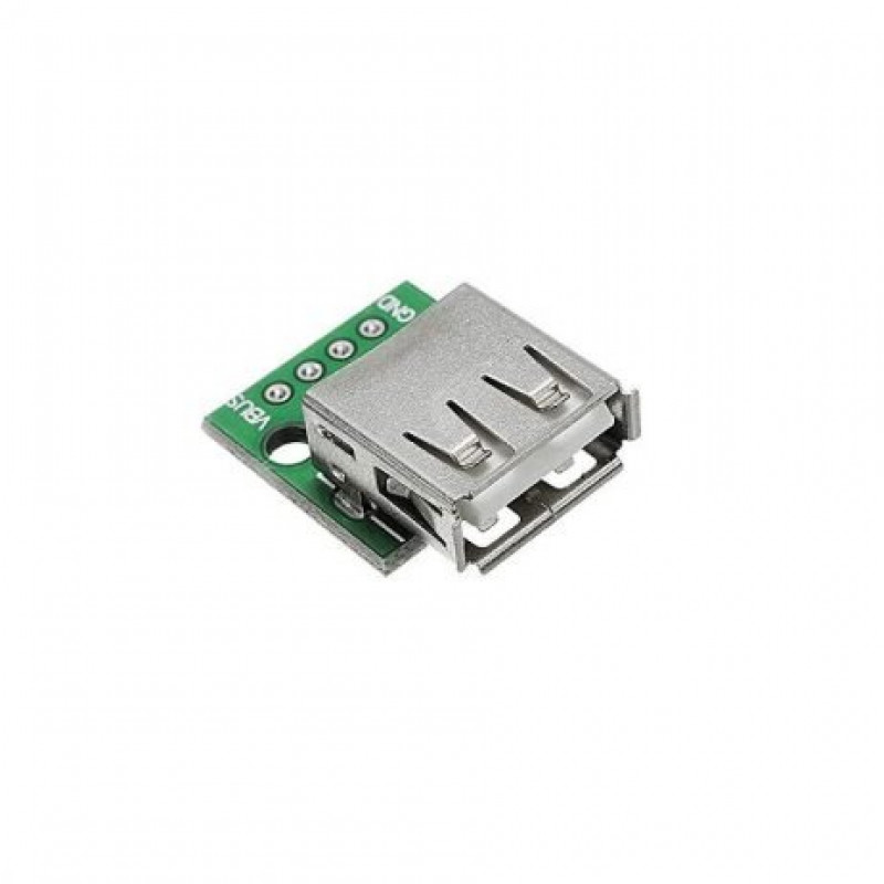USB Female Board to 2.54mm Breakout Board with Direct 4P Adapter Board