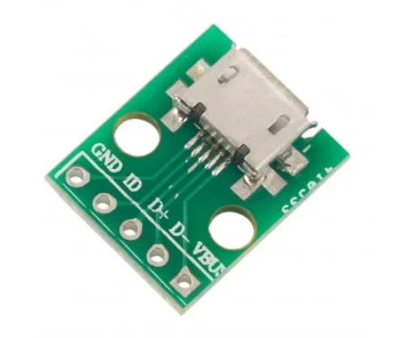 Micro USB Board Type B Mike Patch Straight Plug Adapter Plate Welding Head