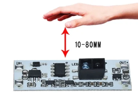 36W 3A Short Distance IR Hand Sweep ON-OFF Sensor Module