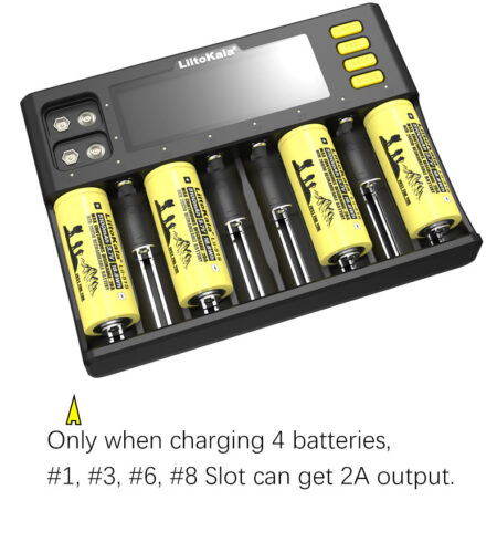 LiitoKala Lii-S8 8 Slots Smart Intelligent Battery Charger