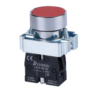 Push Button Switch NC Normally Closed Red Sign Momentary 22mm LAY5-BA42