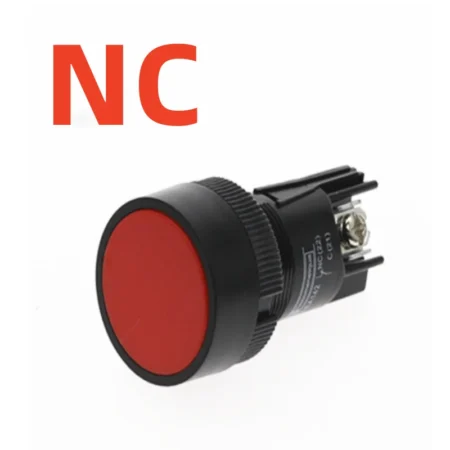 22mm Momentary Push button switch red NC XB2-EA142