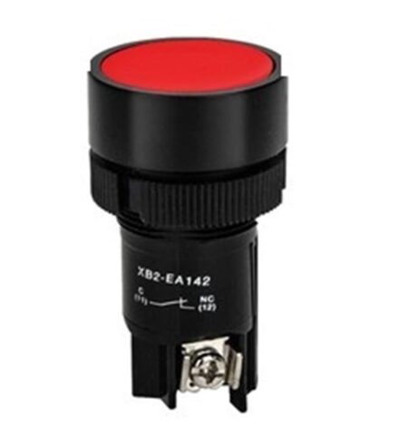 22mm Momentary Push button switch red NC XB2-EA142