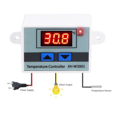 XH-W3001 AC 220V 1500W Digital Microcomputer Thermostat Switch HW-735