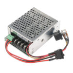 PWM DC Motor Driver Controller, DC 10-50V 12V 24V 36V 48V Motor Control Module 40A 2000W with PLC Forward Reverse Regulator Switch Protective Case