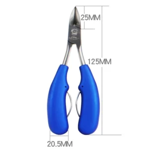 Diagonal Pliers Double Spring Design Soft Cutting Electronic Pliers Wires (Multi color)