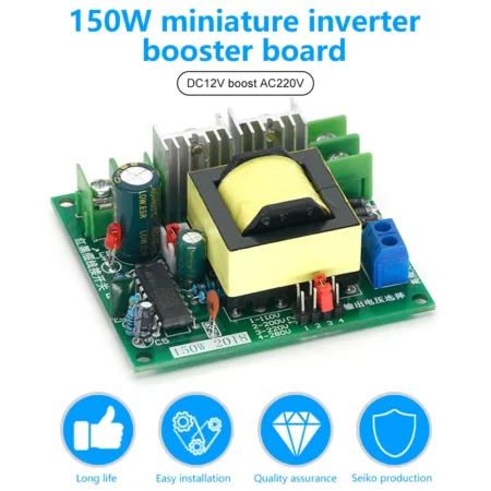 150W DC-AC Converter Booster Module 12V To 110V 200V 220V 280V 150W Inverter Board Transformer