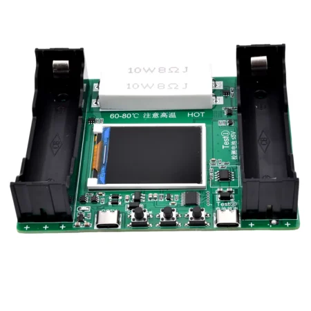 Type-C LCD Display Battery Capacity Tester MAh MWh Lithium Battery Digital Battery Power Detector Module 18650 Battery Tester