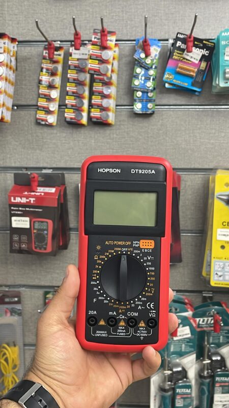 Hopson DT9205A MT-1000 Professional Digital Multimeter Handheld Automotive Tester Multimeter Manual Range AC DC Voltage Meter for Beginner