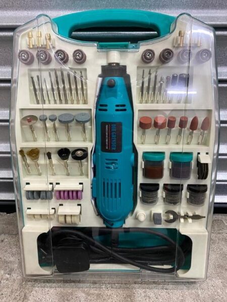Electric Drill & Die Grinding 130 Watt  Large Tools Kit 226 Pcs 8000-30000/min 3.2mm Green