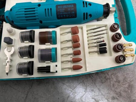 Electric Drill & Die Grinding 130 Watt  Large Tools Kit 226 Pcs 8000-30000/min 3.2mm Green