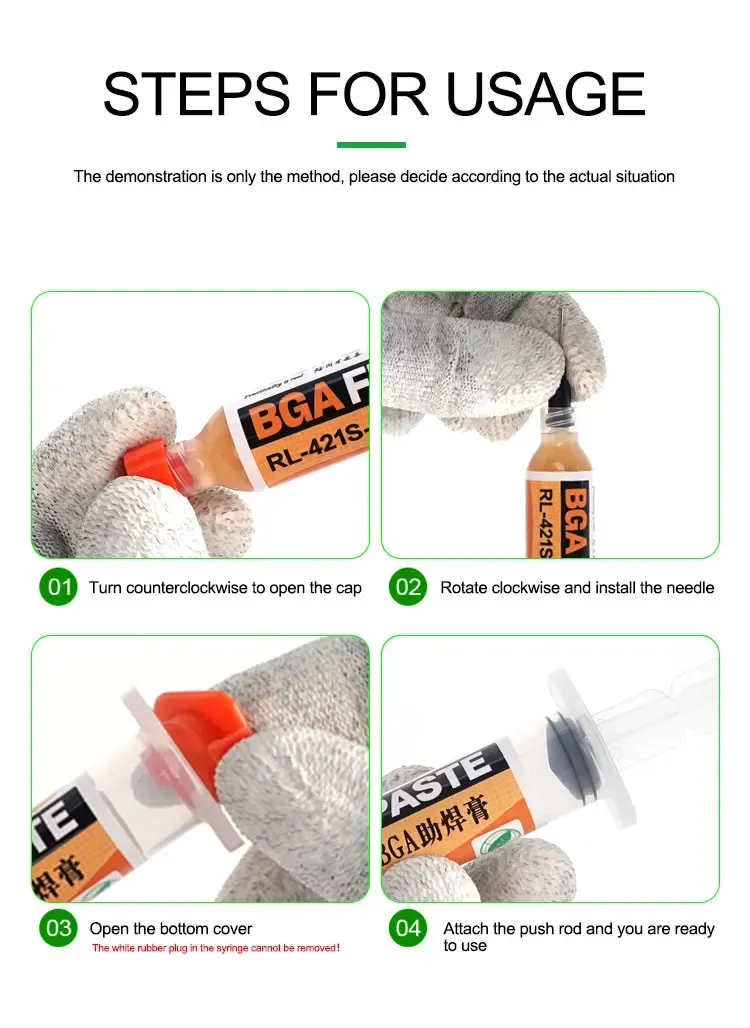 RELIFE Soldering BGA Flux Paste RL-421S-OR 10 ml 8 download 33
