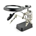 TE-800 LED Magnifier Glass With Auxiliary Clip AC/DC Interchangeable