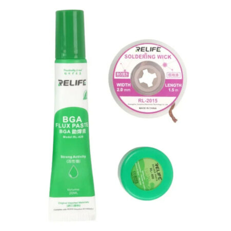 RELIFE RL-058 3 in 1 Chip Welding Special Set for IC Chip Repair Tools BGA Solder Paste 183℃