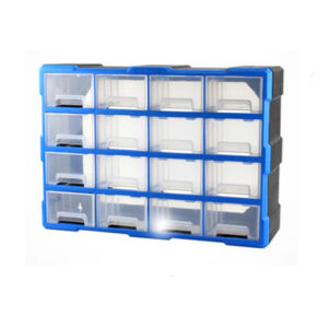 Clear Plastic Box 16 Drawers