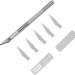 Precision Craft Knife Cutter 1 Handles and 5 Blades Random Color