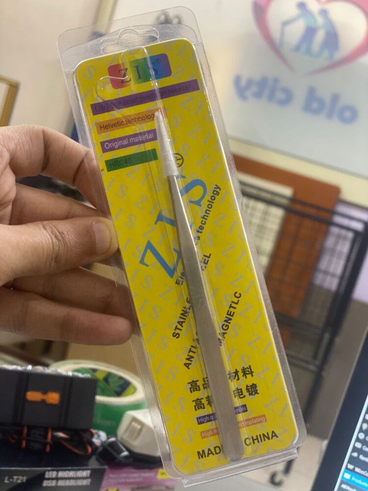 ZIS ST-11 Anti-Static Stainless Steel Straight Tweezers