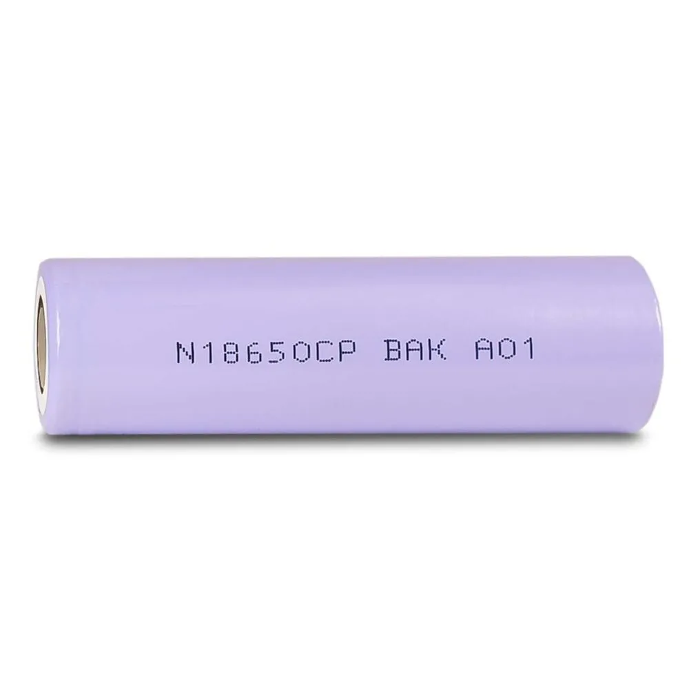 Li-ion Rechargeable BAK 18650 Battery High Drain 3.6V 3350mAh 10A (N18650CP) Used like New