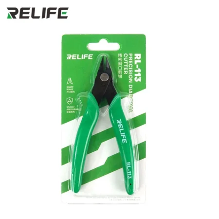 Relife RL-113 5-inch Precision Diagonal Cutting Pliers for Cutting Wire / Insulating Sleeve / Tape