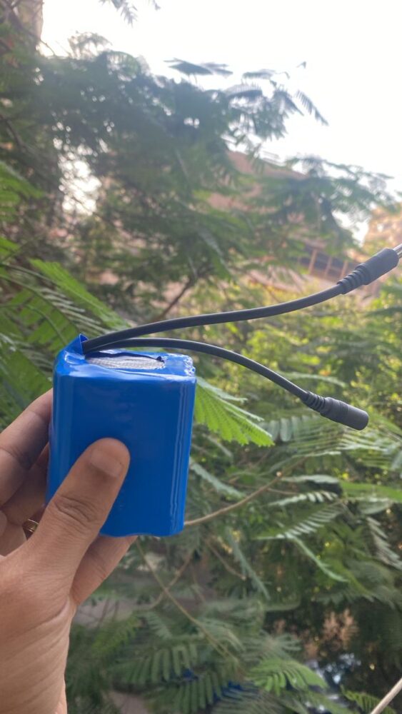 12V 6Ah Rechargeable Battery – Li-ion Battery Pack (Made in Egypt)