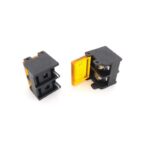 2 Pin Barrier Terminal Block Connector with Flap Cover Lid 9.5 mm HB9500SS-9.5-2p