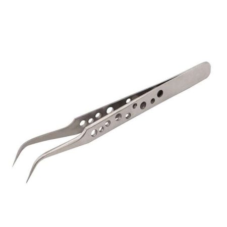 M&R Anti-static Curved Tweezers 7-SA SR 12Cm
