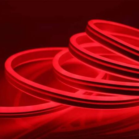 5M Neon Light Dance Party Decor Light Neon LED Lamp Flexible EL Wire Rope Tube Waterproof LED Strip Red