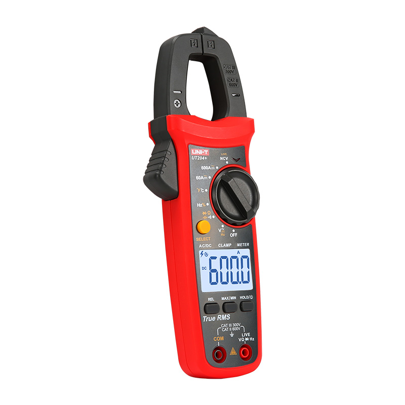 UNI-T UT204+ AC/DC 600A Digital Clamp Meter