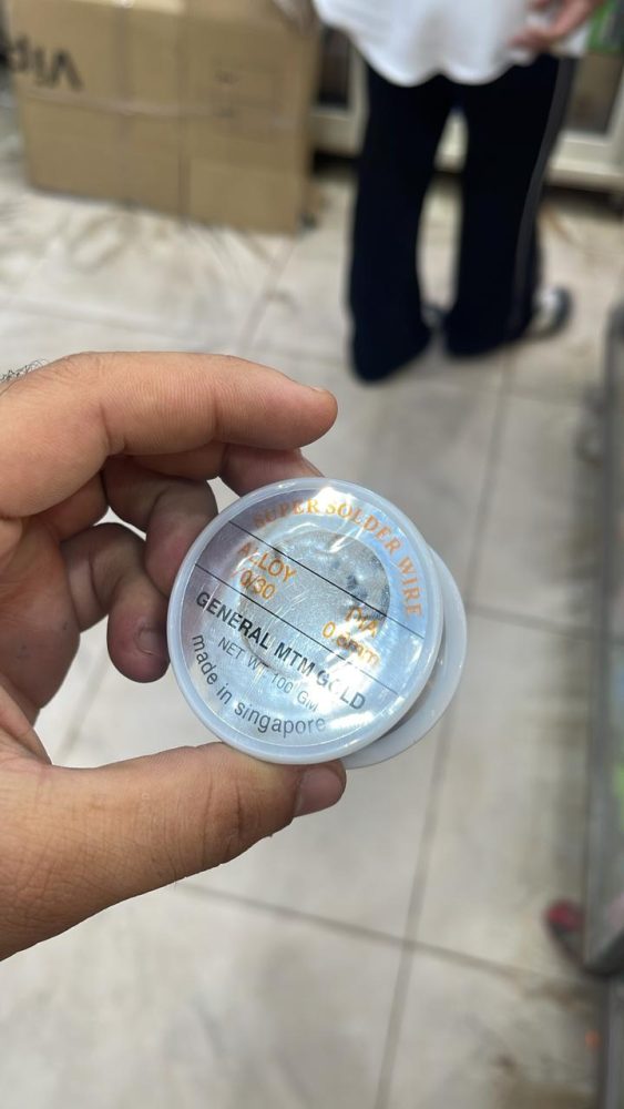 General Super Solder Wire 100g (Sn70/Pb30 - 0.6mm) Singapore قصدير جنرال عالي الجوده 100 جرام 70/30 0.6 مللي صنع في سنغافورا