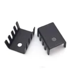 TO-220 20x15x10MM Aluminum Heatsink - for IGBT MOSFET Triod IC (Black Anodised Fins)