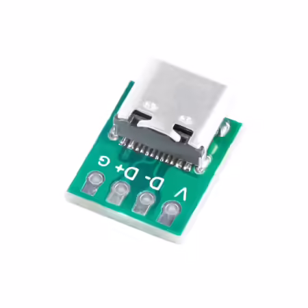 USB 3.1 Type C Connector 16 Pin to 4 pin Test PCB Board Adapter For Data Line Wire Cable Transfer