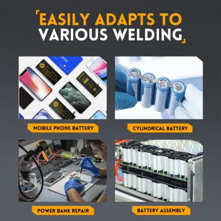 FNIRSI SWM-10 Portable Intelligent Spot Welding Machine with Color Screen and Power Bank Function